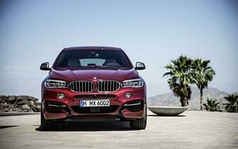 Bmw X6 Flamenco Red M50d Static Wallpaper