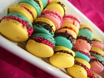Colorful Macarons Wallpaper High Definition Quality