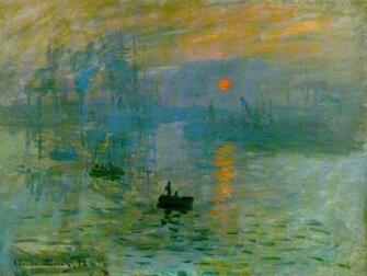 Impression Sunrise Fine Art Desktop Wallpaper Size