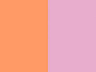Resolution Pink Orange And Pearl Solid Two Color