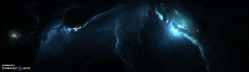 2k Dual Monitor Wallpaper Deep Space Wallpaperengine