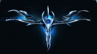 Blue Aura R Wallpaper