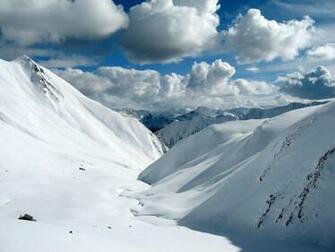 Snow Covered Mountains Wallpaper