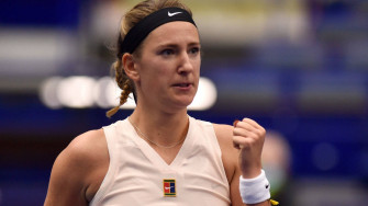 Victoria Azarenka Does Fist Pump Gesture Wallpaper