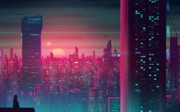 Wallpaper Cyber Cyberpunk Elcampero125