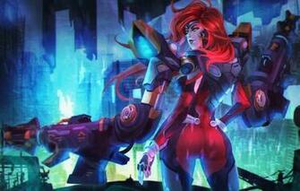 Wallpaper Girl Art Miss Fortune The Bounty Hunter Gun Goddess