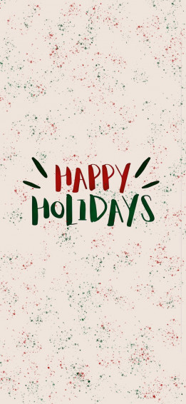 Happy Holidays Beige Wallpaper Christmas Aesthetic