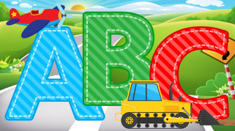 Abc Letters With Plane And Backhoe Zqpcfhwbpltpk54v Wallpaper