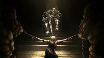 High Elf In Front Of Lich King World Warcraft Wallpaper