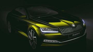 Skoda Superb Teaser Pres The Updated Czech Flagship