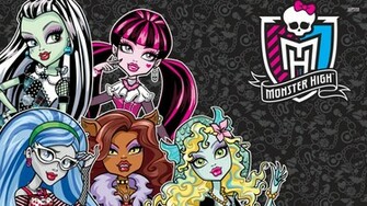 New Monster High Background Divertidos Wallpaper