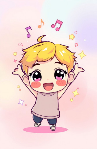 Jungkook Chibi Wallpaper