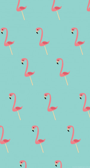 Cute Flamingo Cartoon Pattern 417sxxdyrlsojwaf Wallpaper