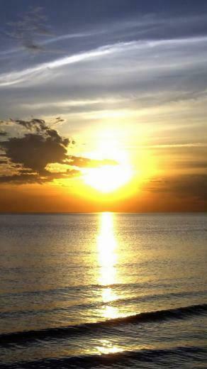 Sea Sun Sky Samsung Galaxy S6 Wallpaper HD