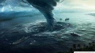 Cataclysm 3d Tornado Wasteland HD Wallpaper Res