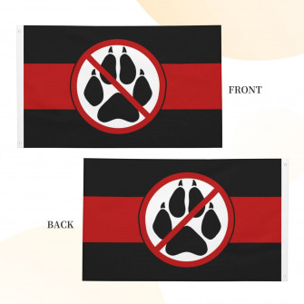 Anti Furry Flag Ft For Dorm Room Decor Tapestry Funny Meme