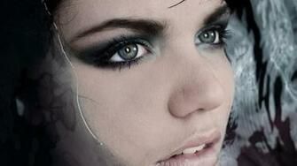 Wallpaper Face Makeup Sadness Closeup Mac Imac