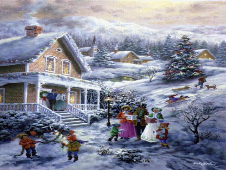 Christmas And Winter Holiday Desktop Wallpaper