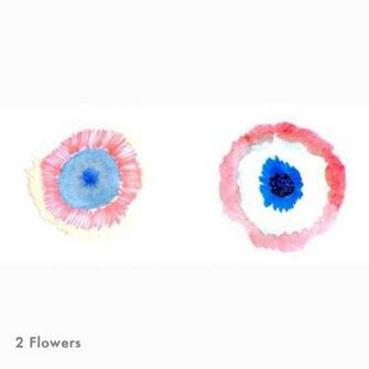 Flat Vernacular Blue Locket Art