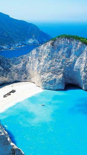 Paradise Islands Zakynthos Greece iPhone Wallpaper HD