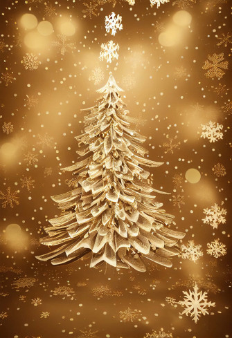 Gold Christmas Wallpaper