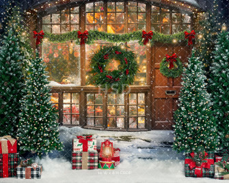North Pole Santa S Workshop Backdrop For Photography