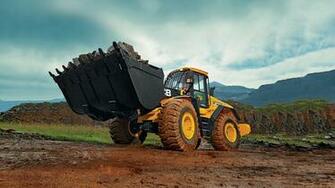 Jcb Wheel Loaders Image Wheeled Loader Wallpaper