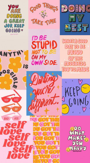 Summer Mood Board Wallpaper You Are Doing A Great Job