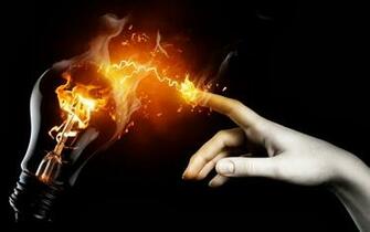 Black And Red Fire HD Wallpaper