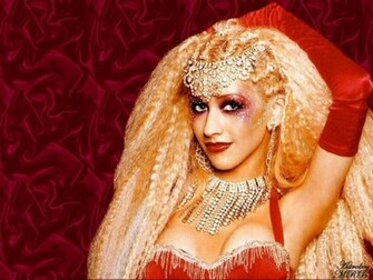 Charming Pretty Girl Christina Aguilera Wallpaper