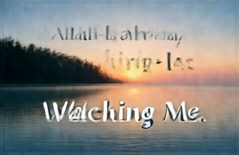 Allah Is Watching Me Wallpaper