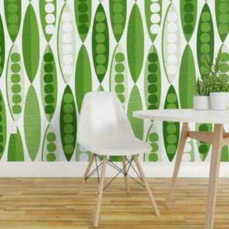 Wallpaper Roll Mod Modern Pea Pod Peapod Modernist 24in