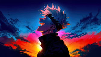 Satoru Gojo Laptop Full HD 1080p 4k Wallpaper Image