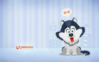 Cute Dog Art Wallpaper