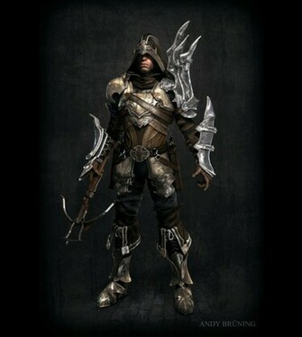 Concept Art Demon Hunter Diablo Iii 3d Fantasy
