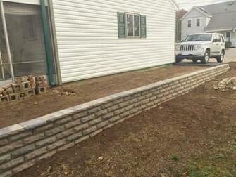 Build A Block Retaining Wall Steps With Pictures
