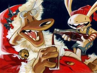 Parede Gr Tis Papel De Jogos Sam And Max Feliz Natal