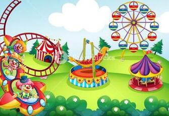 Wallpaper Of Circus And Theme Park Design Royalty Stock Image