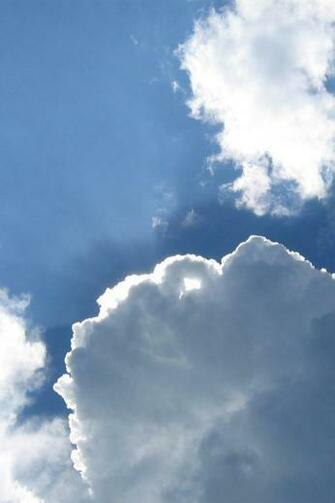 Blue Sky iPhone 4s Wallpaper iPad
