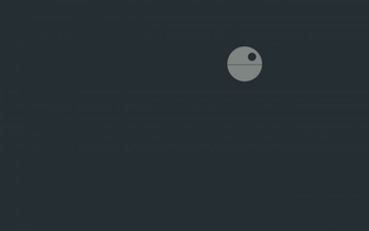 Death Star Minimalist Wallpaper