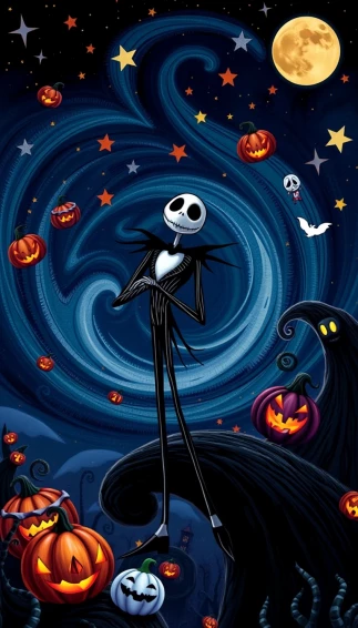 Nightmare Before Christmas Phone Wallpaper