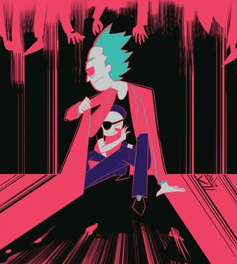 Evil Rick And Morty By Chazia