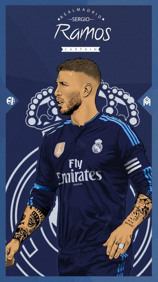 Sergio Ramos Vector By Fimgraphic
