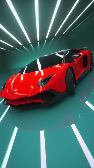 Red Wallpaper Lamborghini Car