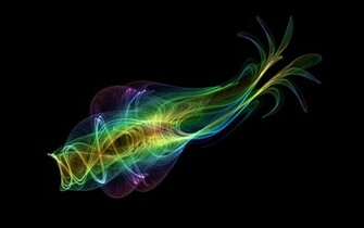 Light Fish Black Wallpaper