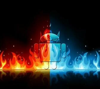 Blue Red Flame