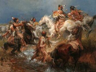 Native American Art By Andy Thomas Desktop Wallpaper
