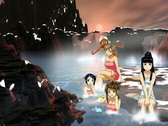 Wallpaper Love Hina Fond D Cran Photos