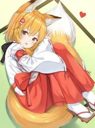 Wallpaper Sewayaki Kitsune No Senko San Miko Tail Animal Eas