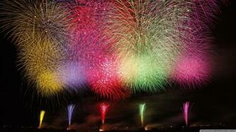 Amazing Fireworks Ultra HD Desktop Background Wallpaper For